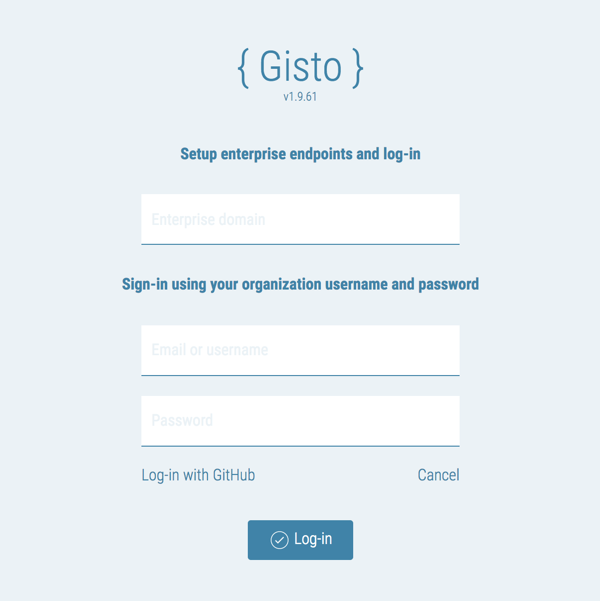 regular and enterprise login